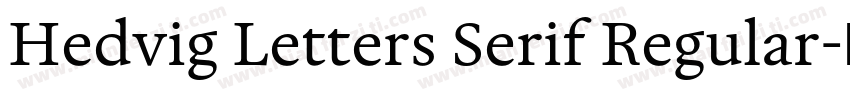 Hedvig Letters Serif Regular字体转换